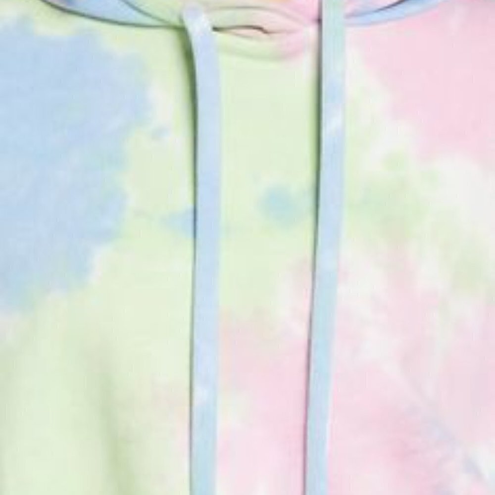 Blank NYC Womens Hoodie Pastel Tie-Dye Sweatshirt Medium - Picture 5 of 11